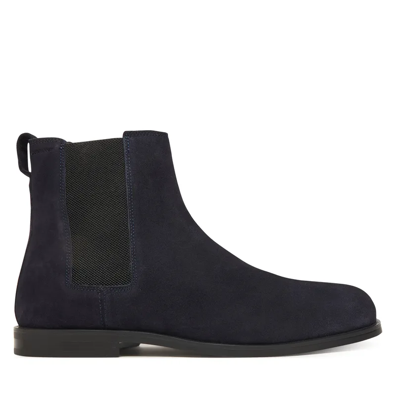 Μποτάκια με λάστιχο Calvin Klein Ess Rubber Chelsea Su HM0HM02055 Μαύρο