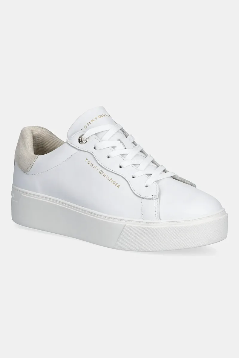Δερμάτινα sneakers Tommy Hilfiger CHIC PLATFORM CUPSOLE SNEAKER