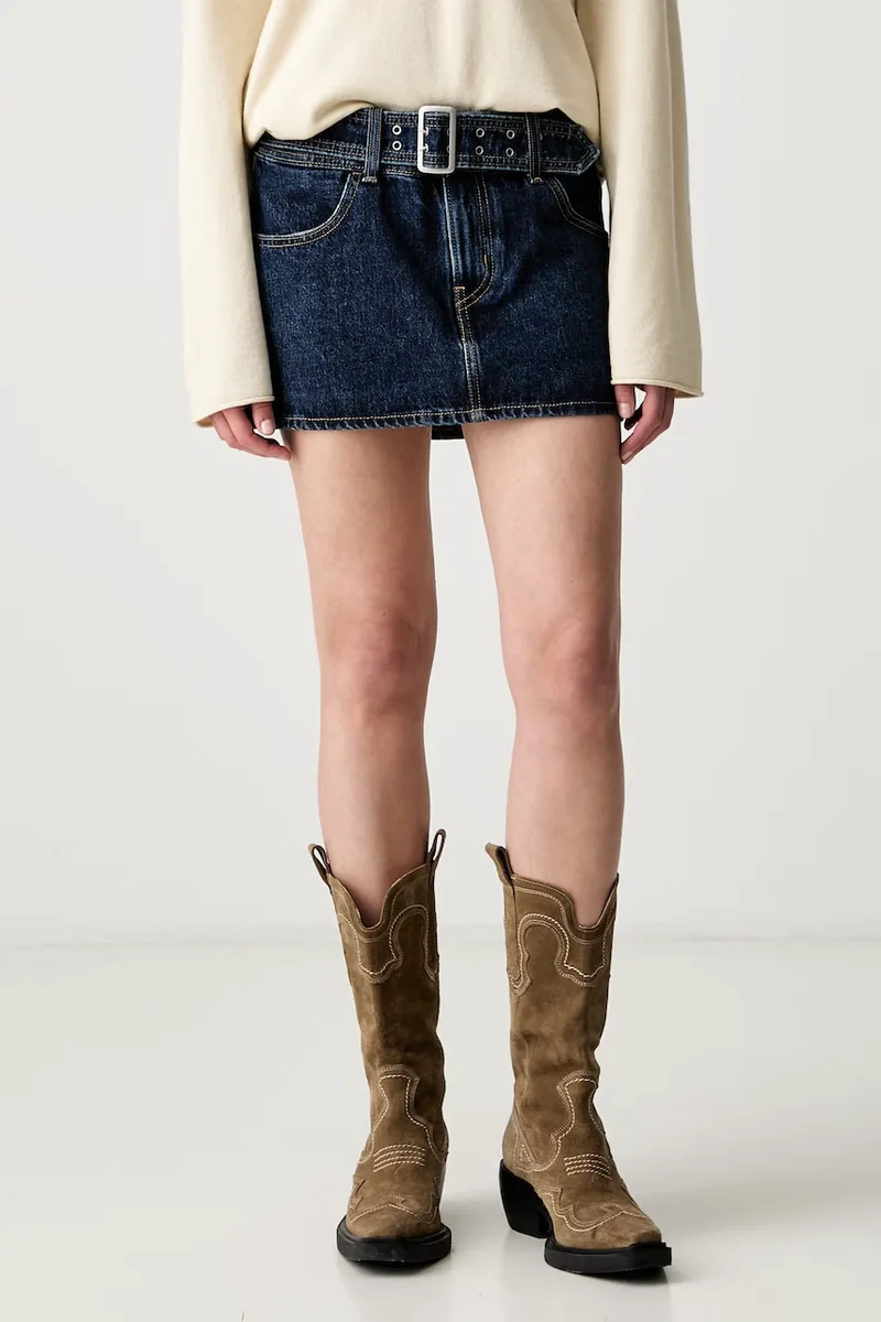 Levi's φούστα ντένιμ BELTED MINI