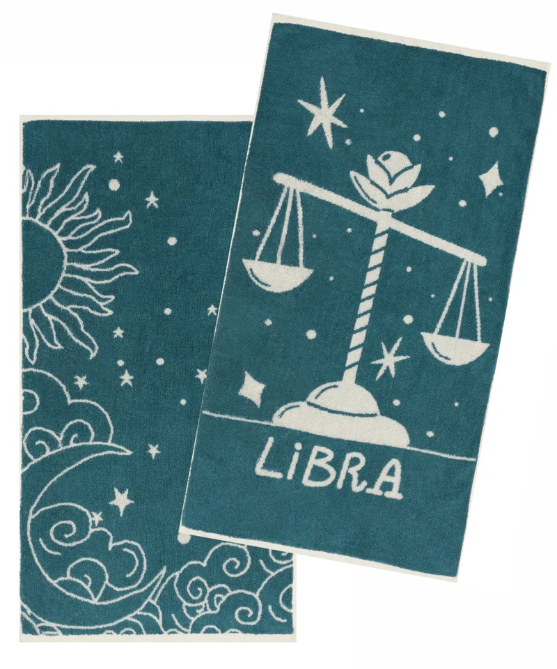 Zodiac-libra σετ 2 τεμ πετσετεσ προσωπου 50x90