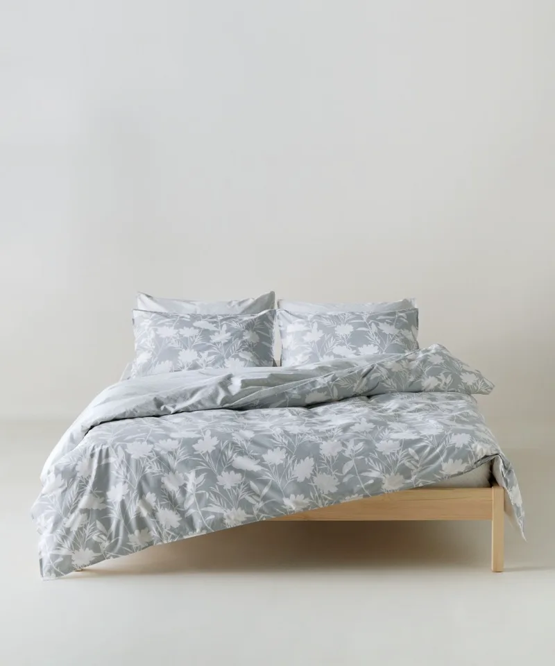 Κουβερλί Υπέρδιπλο Kentia Rosaira 22 Grey-White 230x250