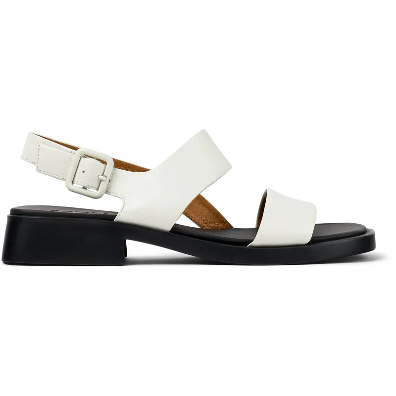 CAMPER Dana - Πέδιλα Για Γυναικεία - Λευκό, Μέγεθος , Smooth leather