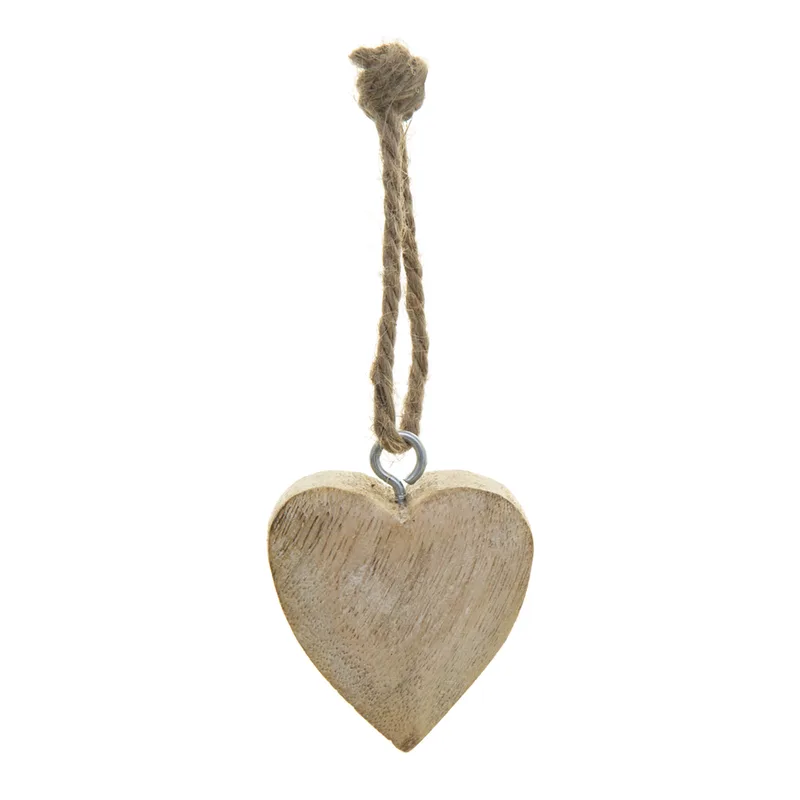 Στολίδι Χριστουγεννιάτικο (6εκ.) A-S Heart Wood 162940R