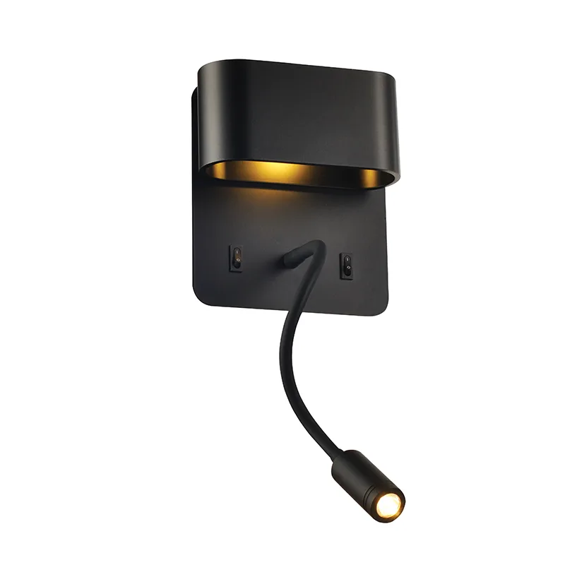 Απλίκα Τοίχου LED Aca Priamus V86LEDW45BK Black