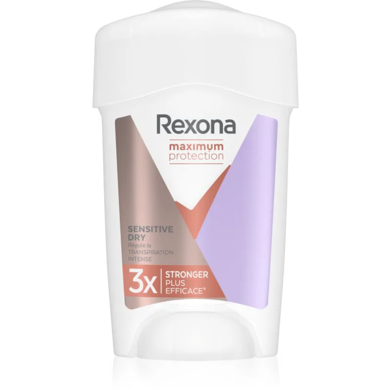 Rexona Maximum Protection Sensitive Dry κρεμώδες αποσμητικό για την αντιμετώπιση της υπερβολικής εφίδρωσης Sensitive Dry 45 ml
