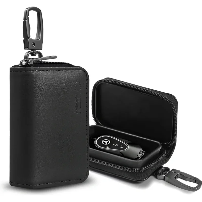 Αντικλεπτική Θήκη Tech-Protect KLR300 Faraday Cage Keyless Προστασίας Κλειδιών Αυτοκινήτου RFID - Black (5906302330980)