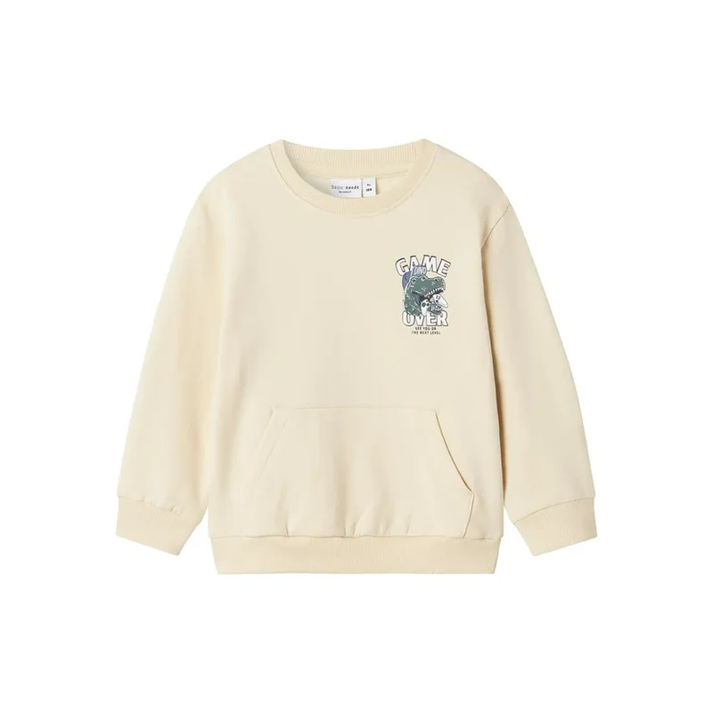 Μπλούζα φούτερ αγόρι name it-13234314-Summer Sand