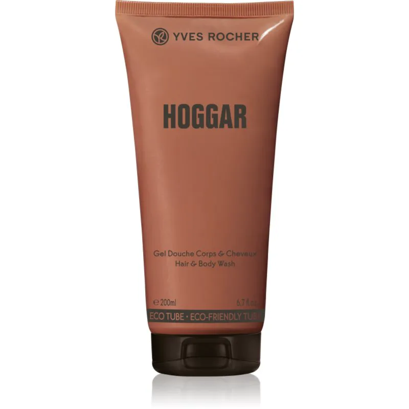 Yves Rocher Hoggar τζελ για ντους για σώμα και μαλλιά για άντρες 200 ml