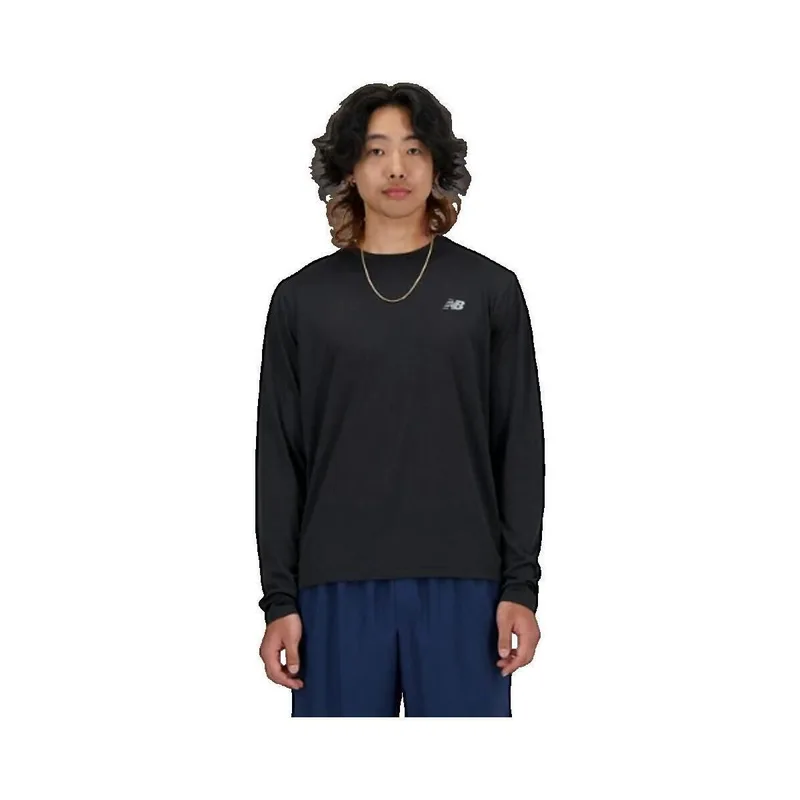 Μπλουζάκια με μακριά μανίκια New Balance T-shirt New Balance Athletics Noir