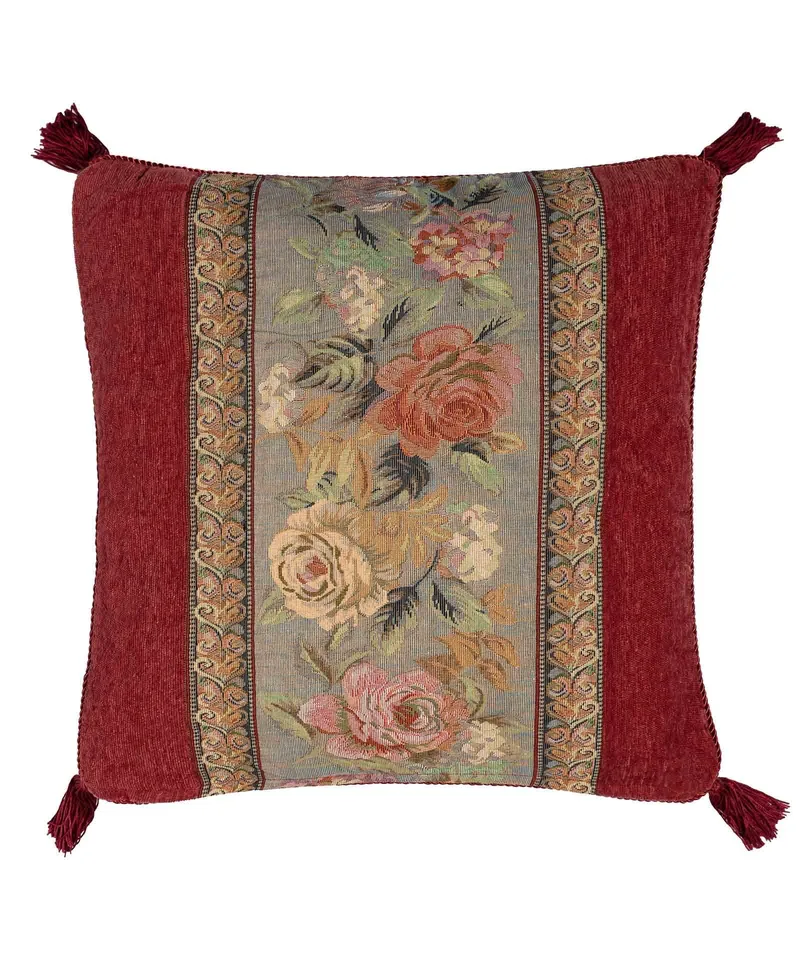 Μαξιλαροθήκη Διακόσμησης Silk Fashion 572 Μπορντώ 45x45