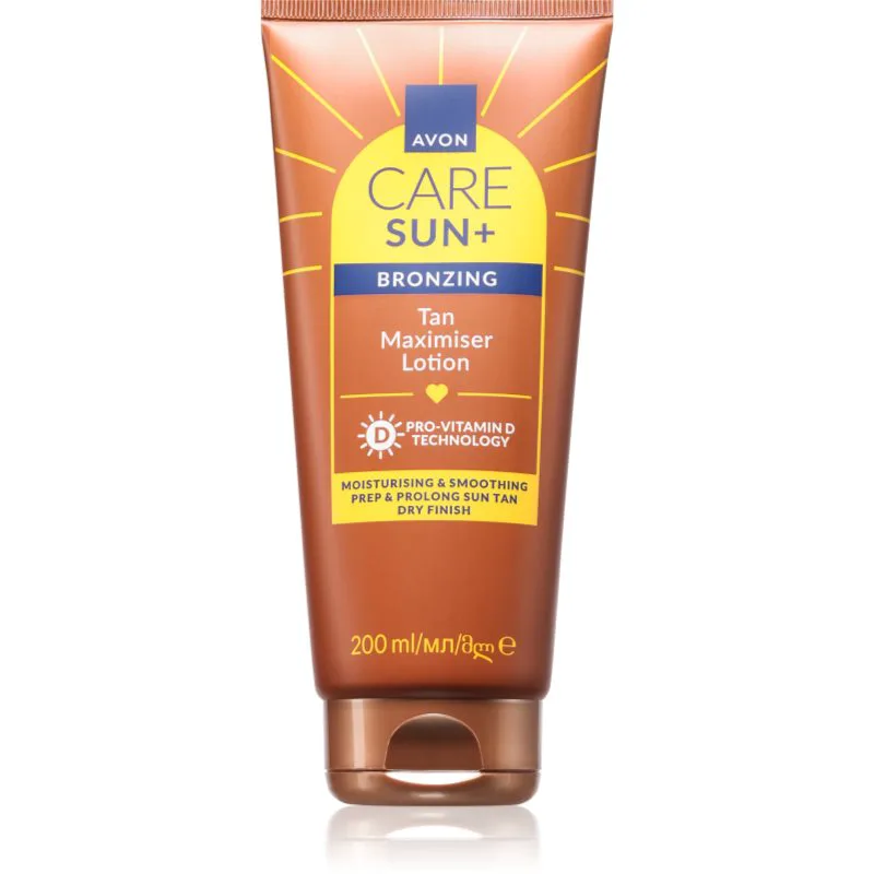 Avon Care Sun + Bronze γαλάκτωμα σώματος για να τονίζετε το μαύρισμα 200 ml