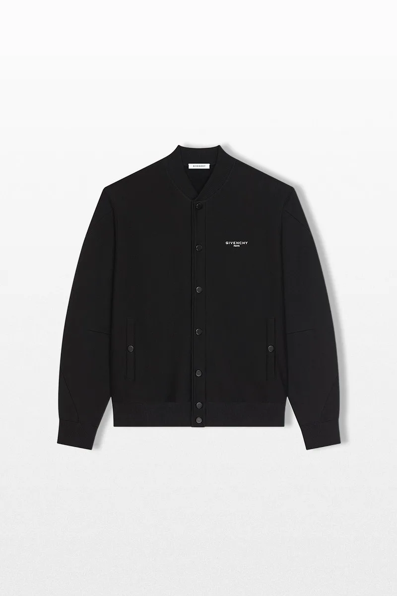GIVENCHY Ανδρικό Μαύρο Couture Seam Cardigan