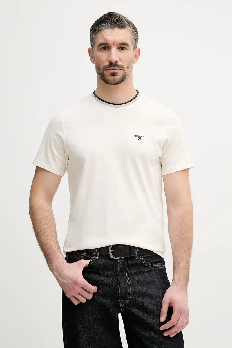 Barbour T-shirt ανδρικό βαμβακερό