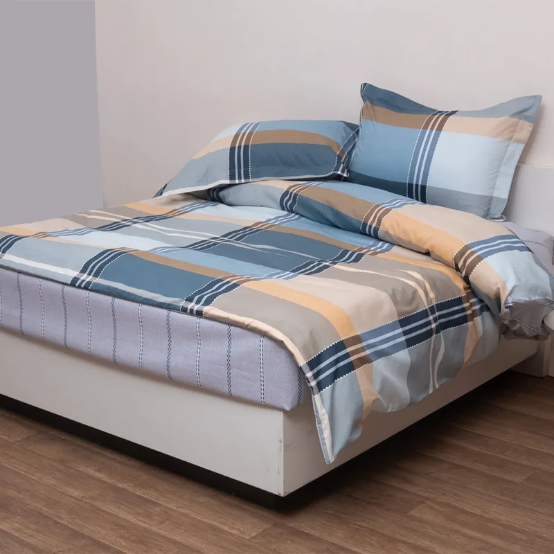 Πάπλωμα Υπέρδιπλο (Σετ 220x240) 2 Όψεων Viopros Έμμα Πετρόλ