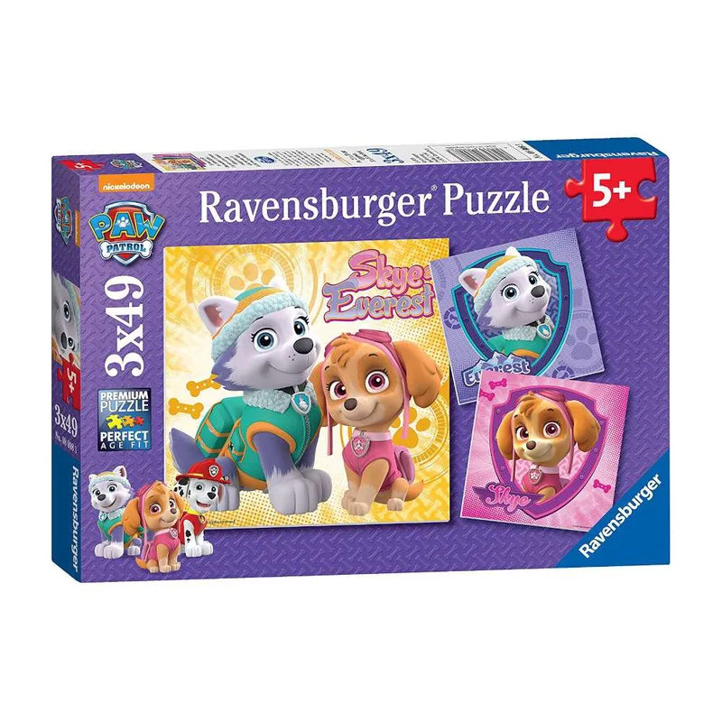 Παζλ Ravensburger 3x49 Paw Patrol (08008)