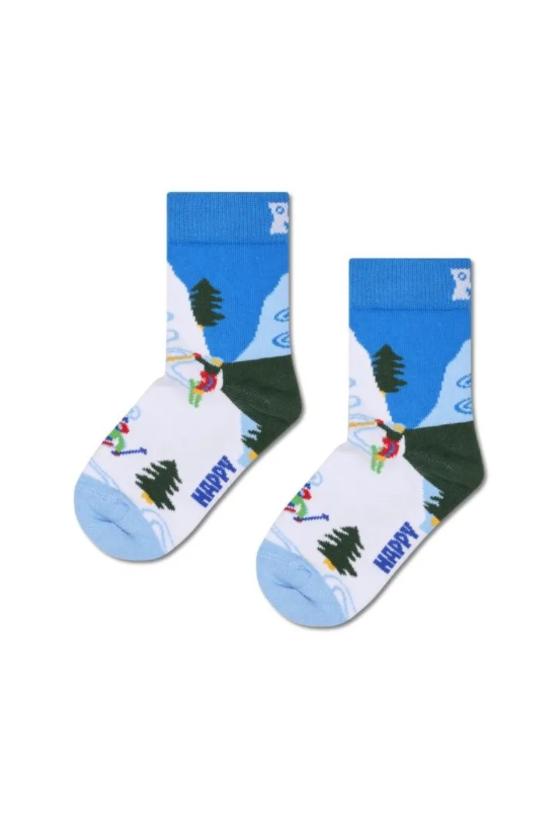ΠΑΙΔΙΚΕΣ ΚΑΛΤΣΕΣ SLALOM HAPPY SOCKS ΠΟΛΥΧΡΩΜΟ