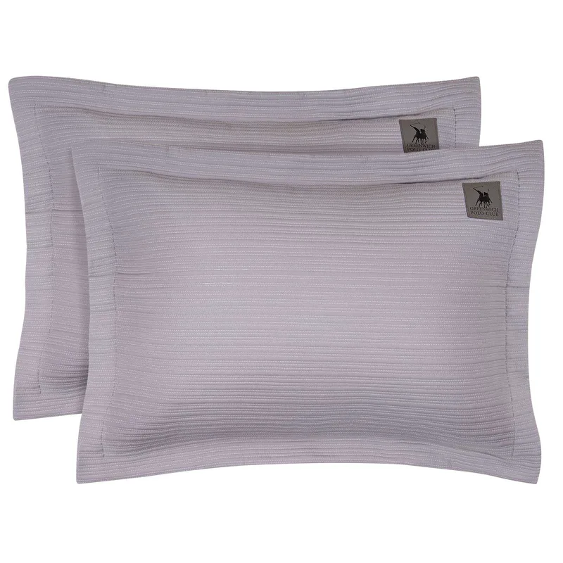 Greenwich polo club ζευγοσ μαξιλαροθηκεσ essential 4454 lilac 50χ70+5