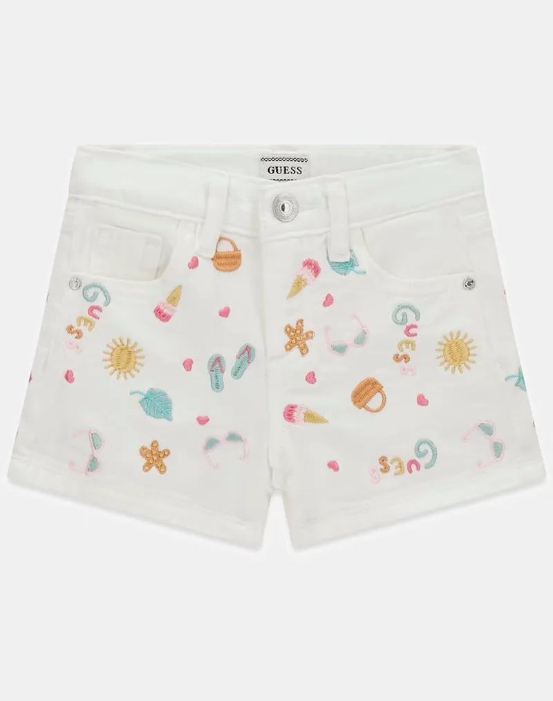 GUESS RIGID BULL DENIM SHORTS W/EMBR ΣΟΡΤΣ ΠΑΙΔΙΚΟ GIRL K6GD09WH630-FMAN Multi