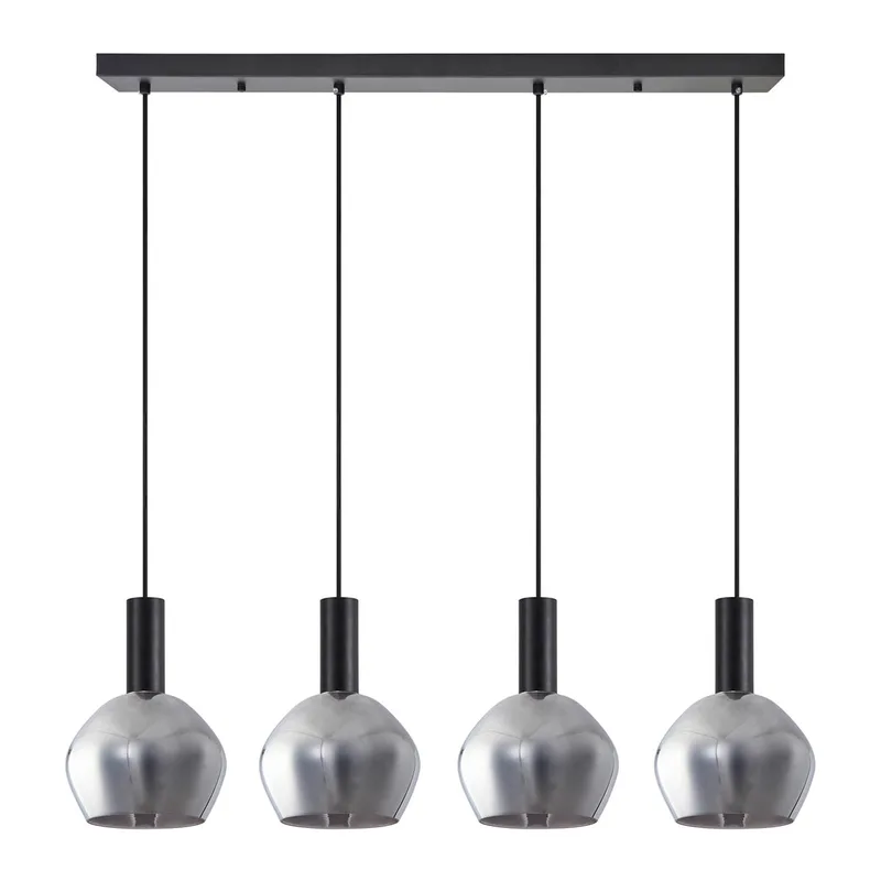 Φωτιστικό Οροφής Πολύφωτο Homelighting 77-8496 Black/White
