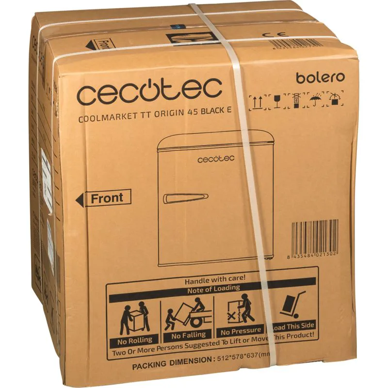 CECOTEC Bolero Cool-Market TT Origin 45 Black Refrigerator