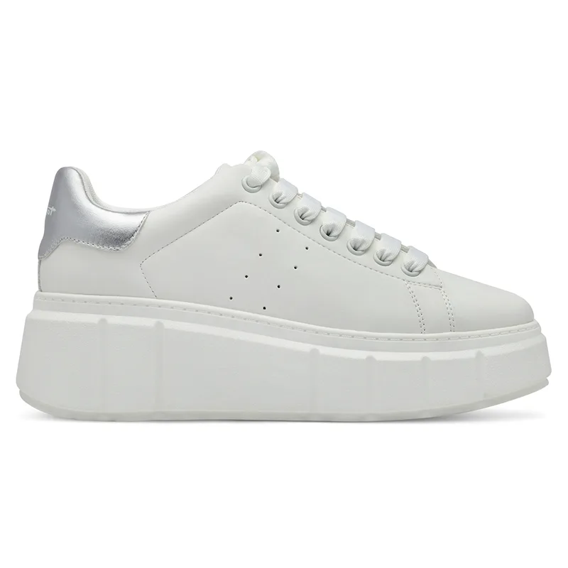 TAMARIS ΓΥΝΑΙΚEΙΟ SNEAKER 1-23743-41 1A1 WHITE/SILVER