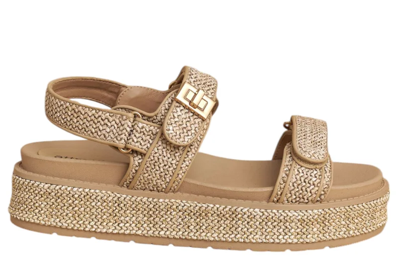 Σανδάλια Attrattivo Με Συνδυασμό Στοιχείων 9Y22587-BEIGE Γυναικείο
