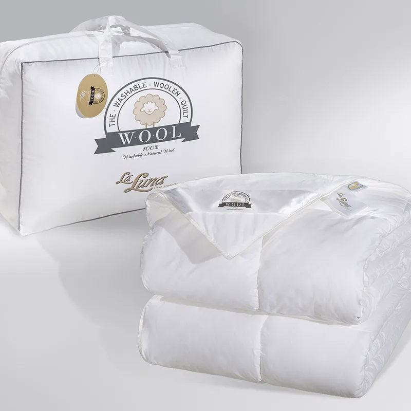 Πάπλωμα Λευκό Μάλλινο Μονό 160X220 La Luna The Wool Natural Duvet Λευκό (160x220)