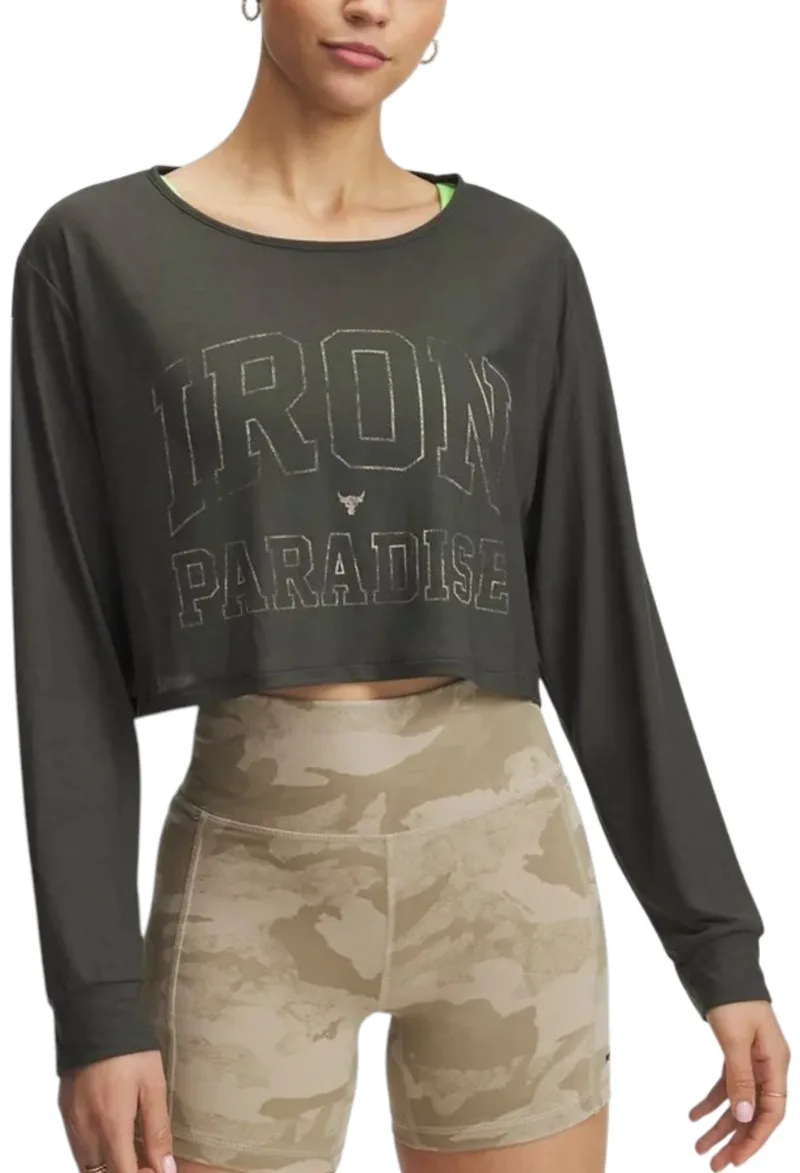 Μπλούζα Μακρυμάνικη Under Armour Pjt Rck IP LS 1389709-310 Γυναικείο