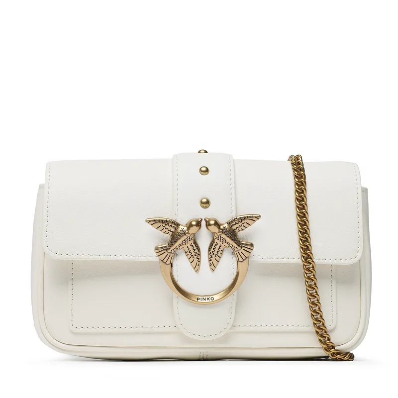 Τσάντα PINKO Love One Pocket C PE 23 PLTT 100061 A0F1 Λευκό