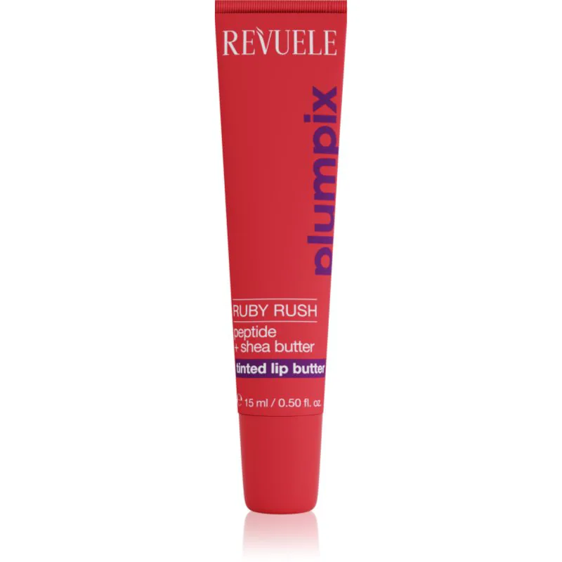 Revuele Plumpix Ruby Rush βάλσαμο για τα χείλη με χρώμα απόχρωση Sheer Red 15 ml