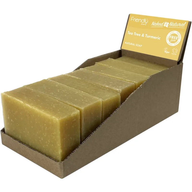 Friendly Soap Natural Soap Tea Tree & Turmeric φυσικό σαπούνι 7x95 γρ