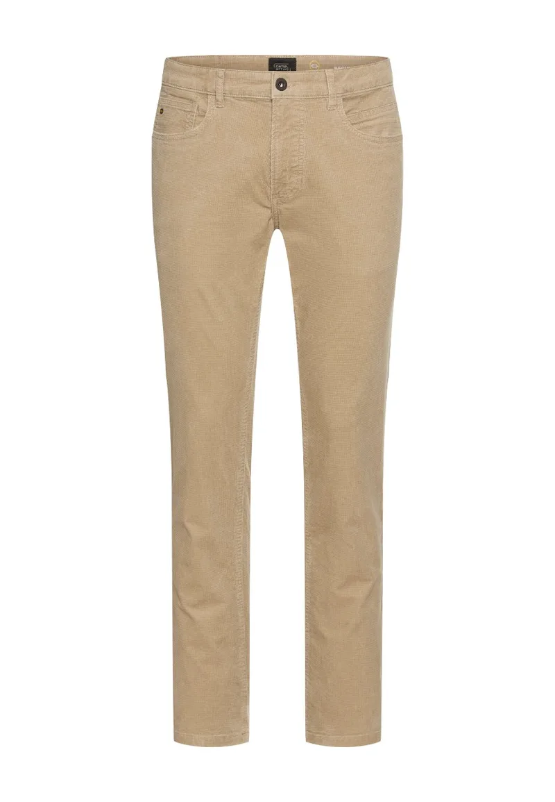 ΑΝΔΡΙΚΟ ΠΑΝΤΕΛΟΝΙ CAMEL ACTIVE 5-POCKET REGULAR BROKEN CORDUROY ΚΑΝΟΝΙΚΗ ΓΡΑΜΜΗ ΜΠΕΖ