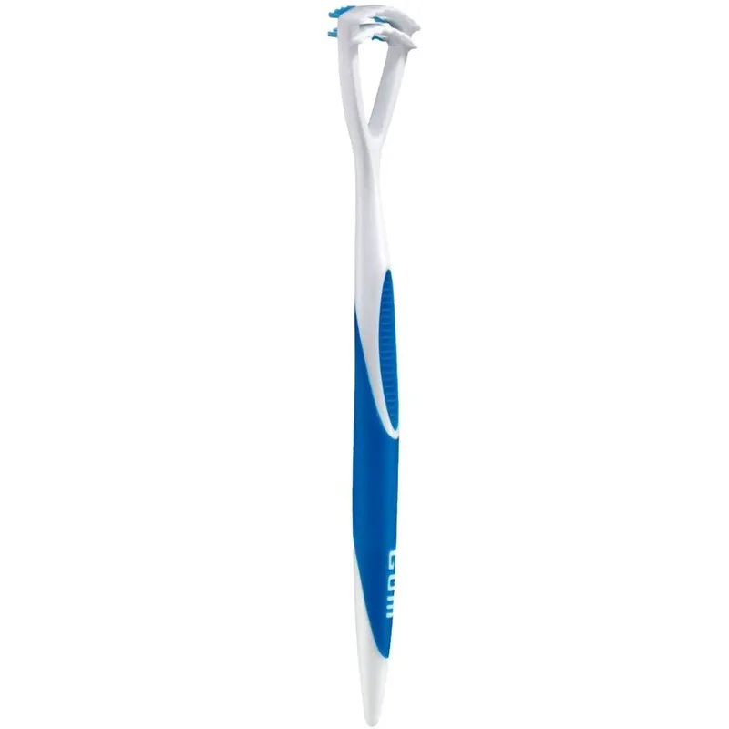 Gum Tongue Cleaner Double Blade Μπλε Καθαριστής Γλώσσας με Διπλή Δράση 1 Τεμάχιο, Κωδ 760