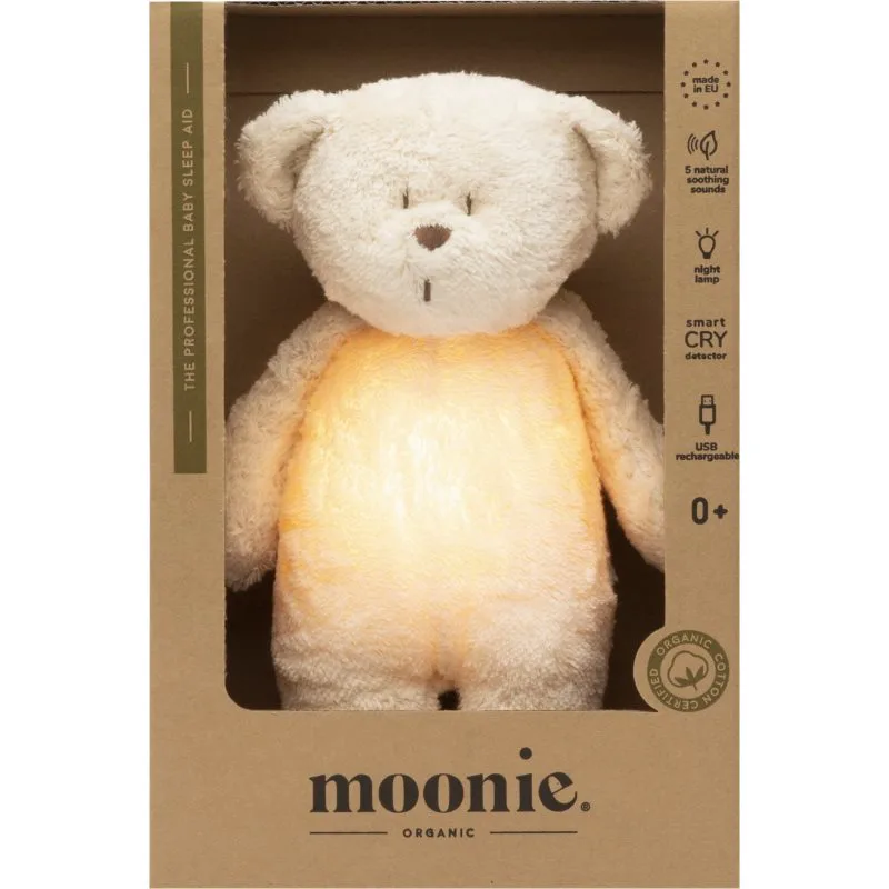 Moonie Bear 2.0 Organic Polar νάνι αγκαλιάς με μελωδία 1 τμχ
