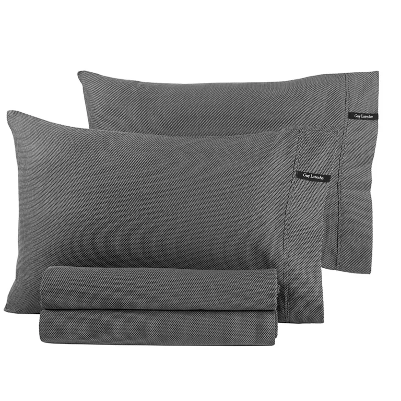 Μαξιλαροθήκες Ζεύγος 50X70 Guy Laroche Minimal Black (50x70)