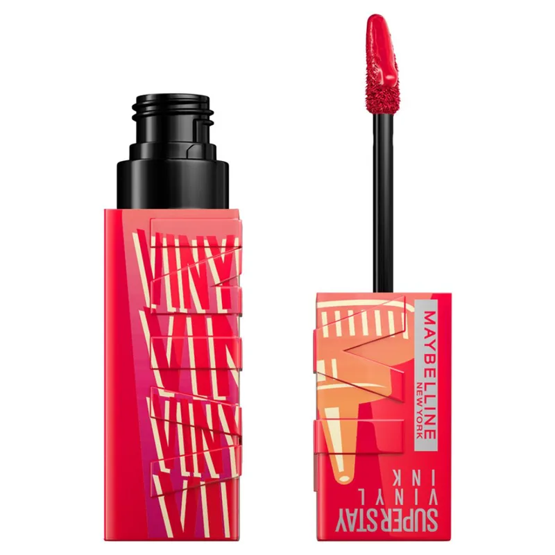 Maybelline Superstay Vinyl Ink Υγρό Κραγιόν με Vinyl Τελείωμα για Χείλη με Έντονο Χρώμα & Διάρκεια 4.2ml - 210 Pomodoro