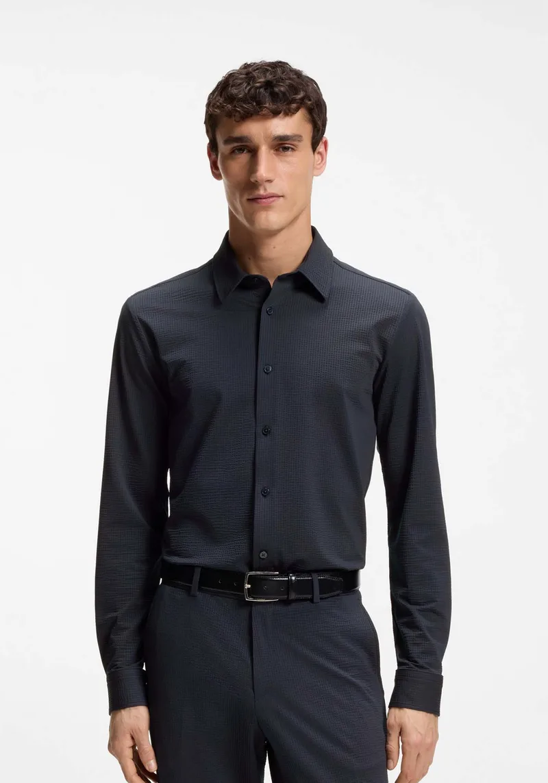 BOSS Πουκάμισο P Roan - 50560706 404 Dark Blue