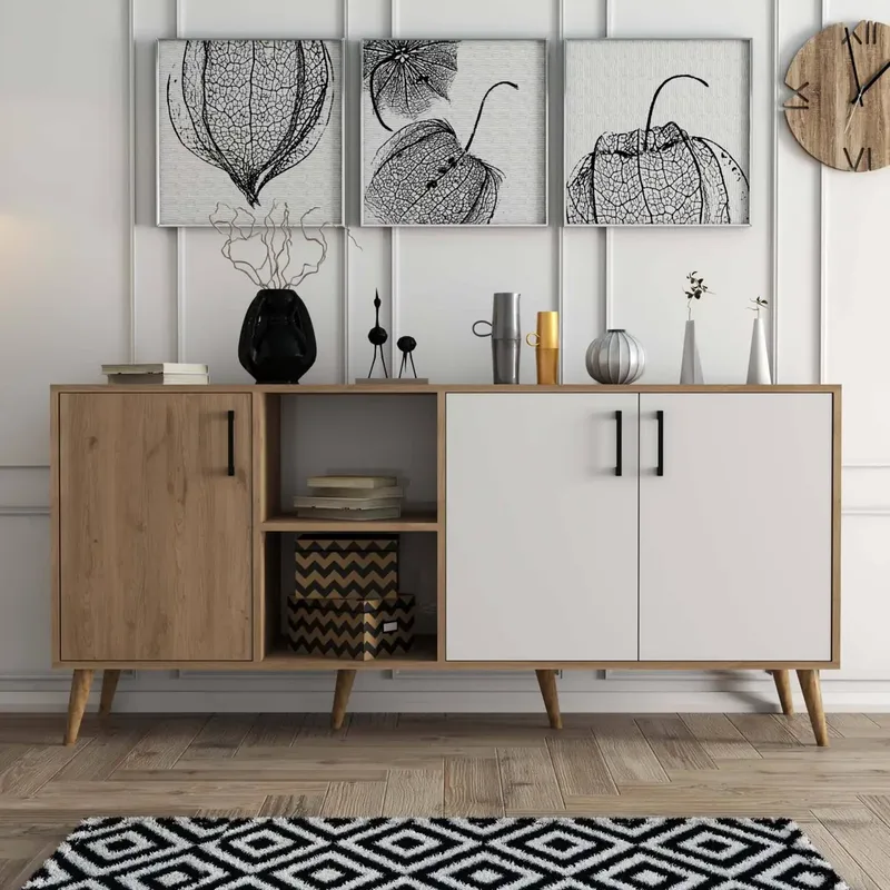 Μπουφές Exxen 1624, Π180xΜ45xΥ82 εκ., All4home