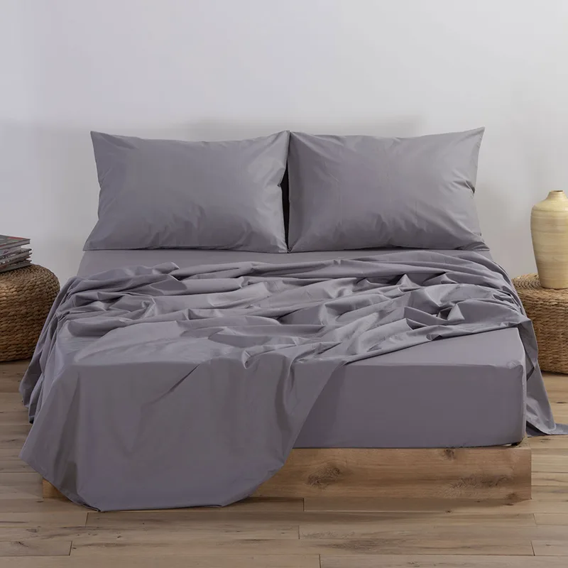 Σεντόνι Μεμονωμένο Ημίδιπλο 120x200+30 Nef Nef Basic 726-L.Grey Με λάστιχο (120x200+30)