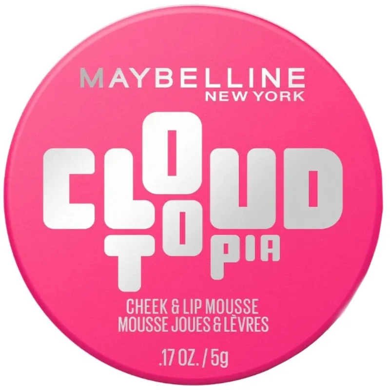 Maybelline Cloudtopia Cheek & Lip Mousse Ματ Μούς για τα Μάγουλα & Χείλη με Ανάλαφρη Υφή & Πλούσιο Χρώμα 5g - 04 Ροζ Daydream