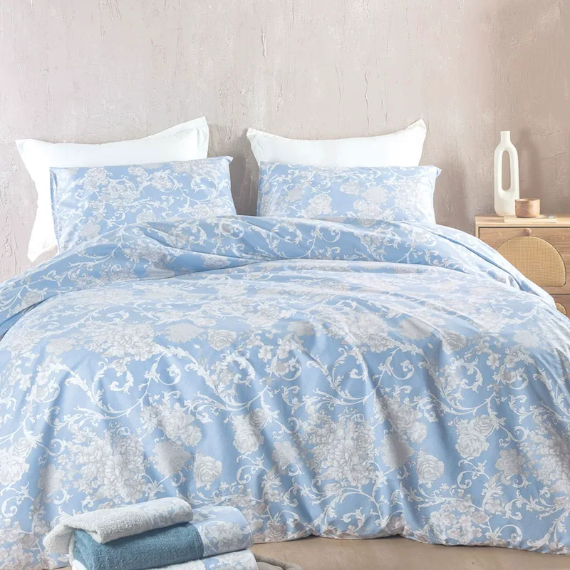 Κουβερλί Μονό (Σετ 160x240) Rythmos Next Candince Blue