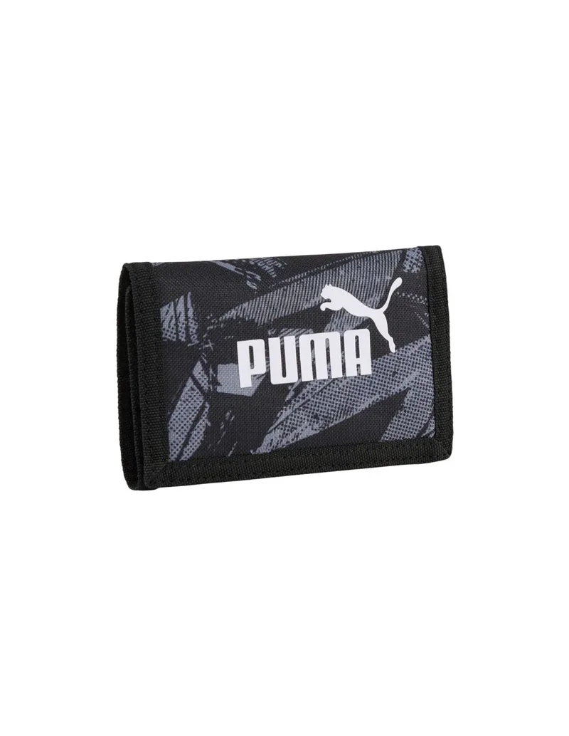 Puma Phase AOP Wallet Black and Gray 54758 05