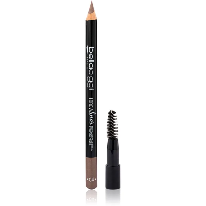 bellaoggi I Brow Liner μολύβι για τα φρύδια με βούρτσα απόχρωση Medium Brown 1,1 γρ