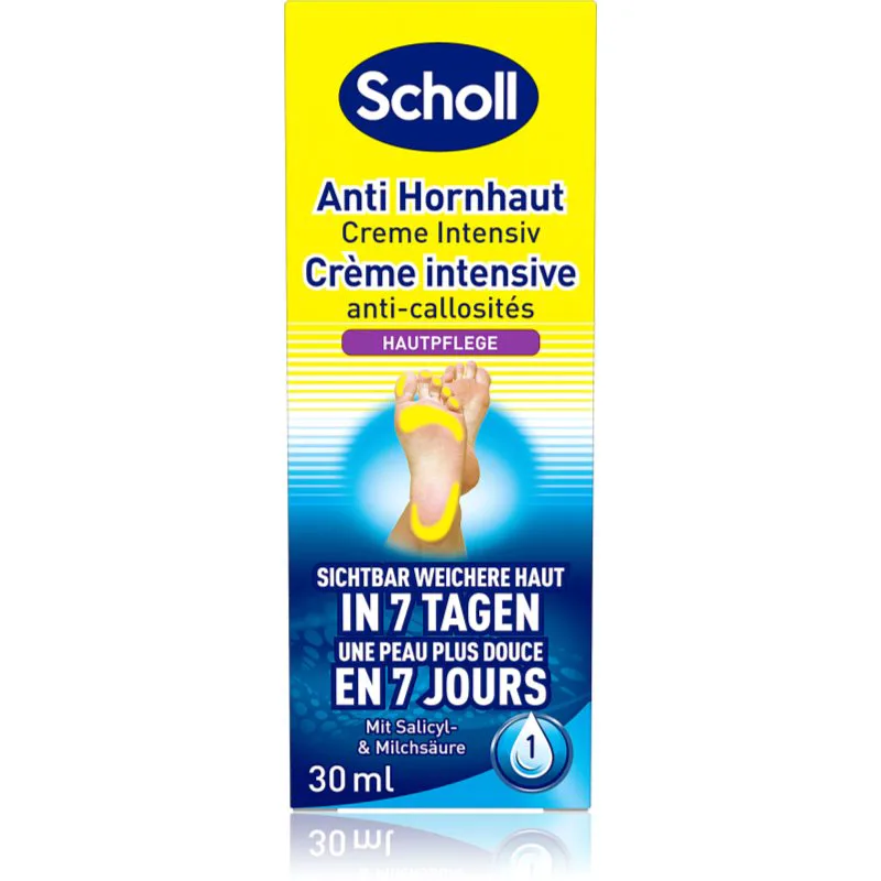 Scholl Foot Cream Hard Skin κρέμα νύχτας για μαλάκωμα σκληρού δέρματος 30 ml