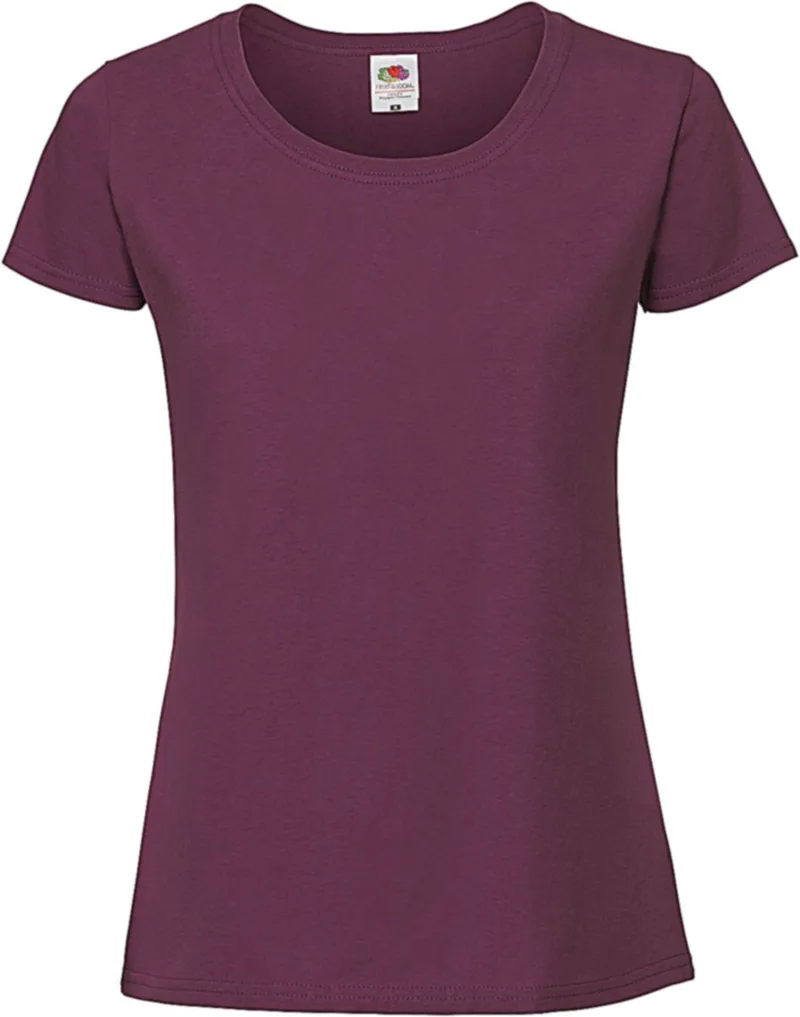Γυναικειο Μπλουζακι Ringspun Premium T Fruit of the Loom 61-424-0 Burgundy