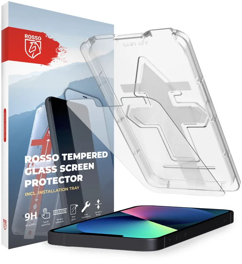 Κόκκινο Tempered Glass - Αντιχαρακτικό Προστατευτικό Γυαλί Οθόνης Apple iPhone 13 / 13 Pro (8719246326233)