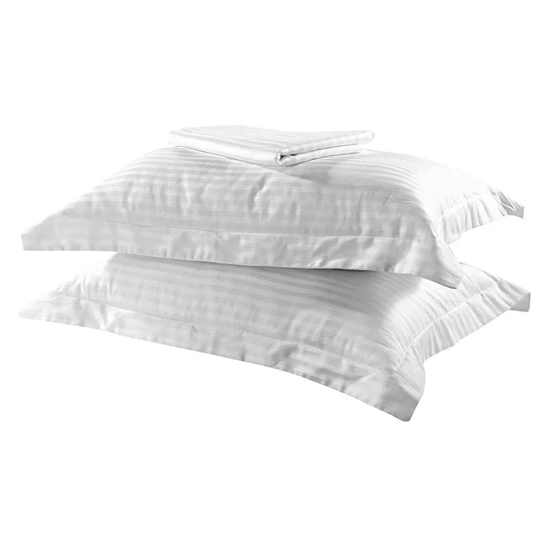 Beauty Home Σετ σεντόνια υπέρδιπλα Dobby Cotton Rich Blend Art 1381 245x280 Λευκό