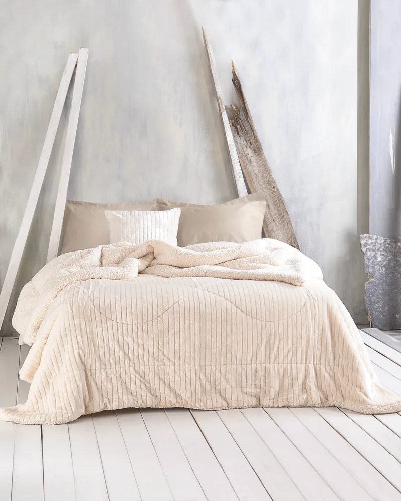 Διακοσμητική μαξιλαροθήκη (50Χ50) SHABBY ECRU, RYTHMOS HOME