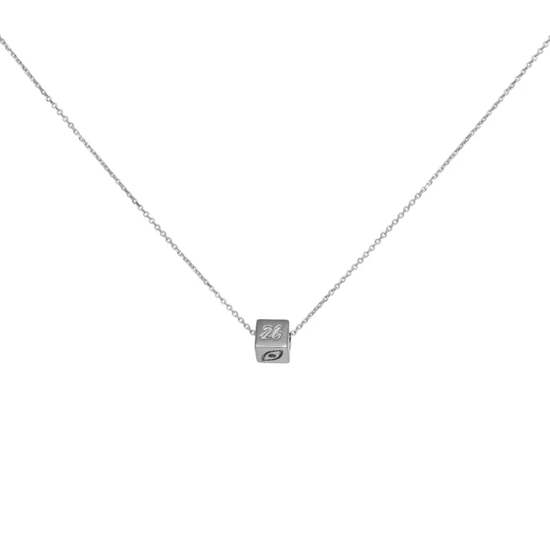 Ασημένιο κολιέ γούρι 925 Silver Dice 050833 050833 Ασήμι