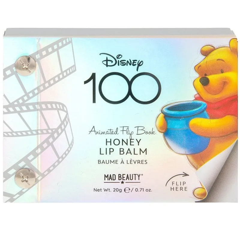 Mad Beauty Disney 100 Lip Balm Winnie Βάλσαμο Χειλιών με Άρωμα Μελιού 20g